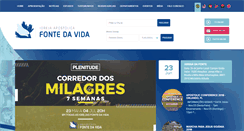 Desktop Screenshot of fontedavida.com.br